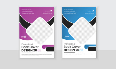 Creative Professional Business book cover template designs.book cover design eps file print-ready.Vector illustration.
