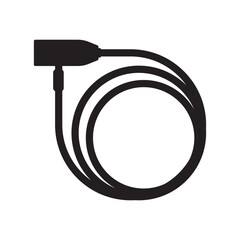 bike lock icon design vector isolated