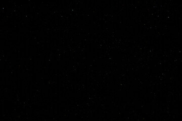 black night sky and stars