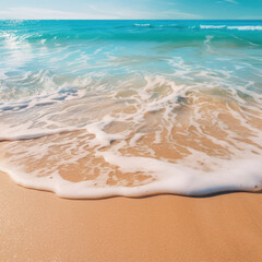 Fototapeta na wymiar Abstract sand of beach and soft wave background