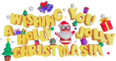 merry Christmas card/ sticker