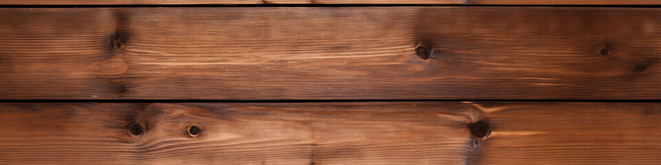 Naklejka premium Horizontal wooden backdrop with a rich, dark patina.