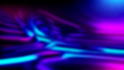 Abstract background with blue, purple, and violet lines and blur effect.