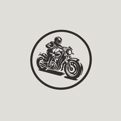 Motorcycle Logo Design Very Cool Concept 