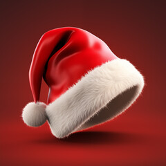 santa claus hat. Generative AI
