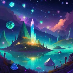 Mythical Fantasy Landscape 