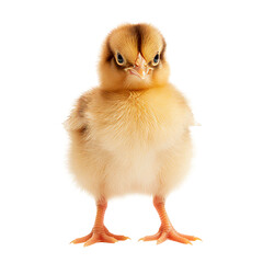 Obraz premium Chick isolated on transparent background. AI generated. PNG