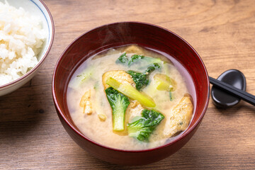 ターサイの味噌汁