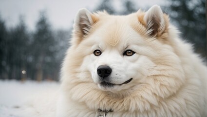 Fototapeta premium husky dog