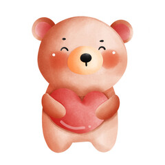teddy bear with heart