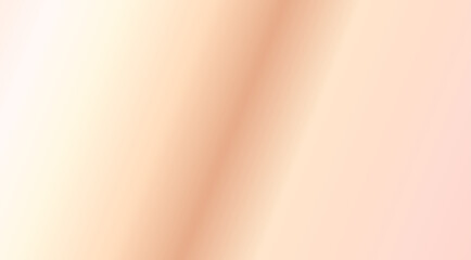 Light gradient backdrop, trendy peach fuzz colour. Common design. Vector background