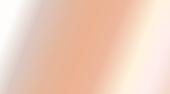 Light gradient backdrop, trendy peach fuzz colour. Common design. Vector background