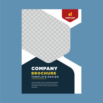 cover company profile or brochure template layout design