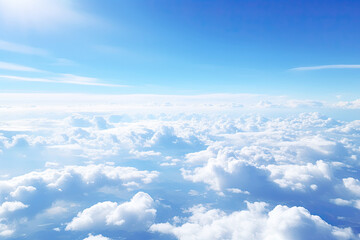 Fototapeta na wymiar White cloud with blue sky 