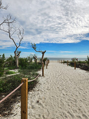 Pathway Leading To From Beach Sanibel Florida