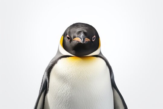 Penguin on a white background