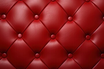Red leather with buttons background