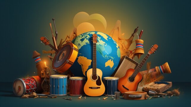 World Music Day showcases unique musical instruments from different cultures and regions.