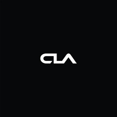 Initial Letter CLA Flame Logo Design Template
