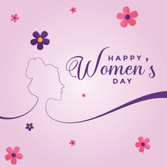 creative-march-womens-day-celebration-with flower background