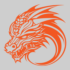 Dragon icon Vector Art Illustrator Design