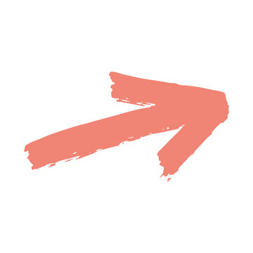 pink arrow stoke element