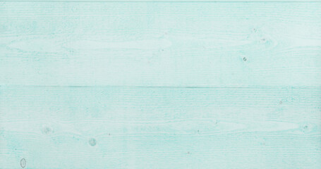 Texture bois colorée bleu turquoise pour arrière-plan et fond, à plat - obrazy, fototapety, plakaty