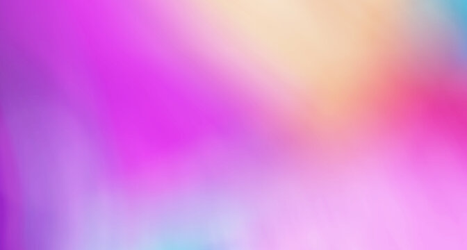 Defocused Abstract pink purple orange yellow and blue Gradient Pattern Background shotten from cloth
