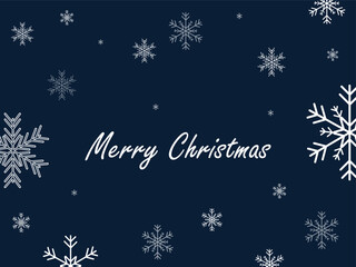 christmas card with snowflakes, christmas background with snowflakes, background