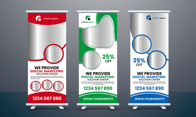 Agency Roll Up Banner and Signage