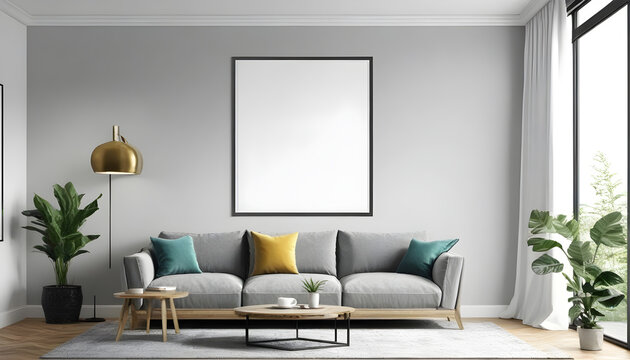 Mordern-Living-Room-Wall-Blank-Frame-mockup