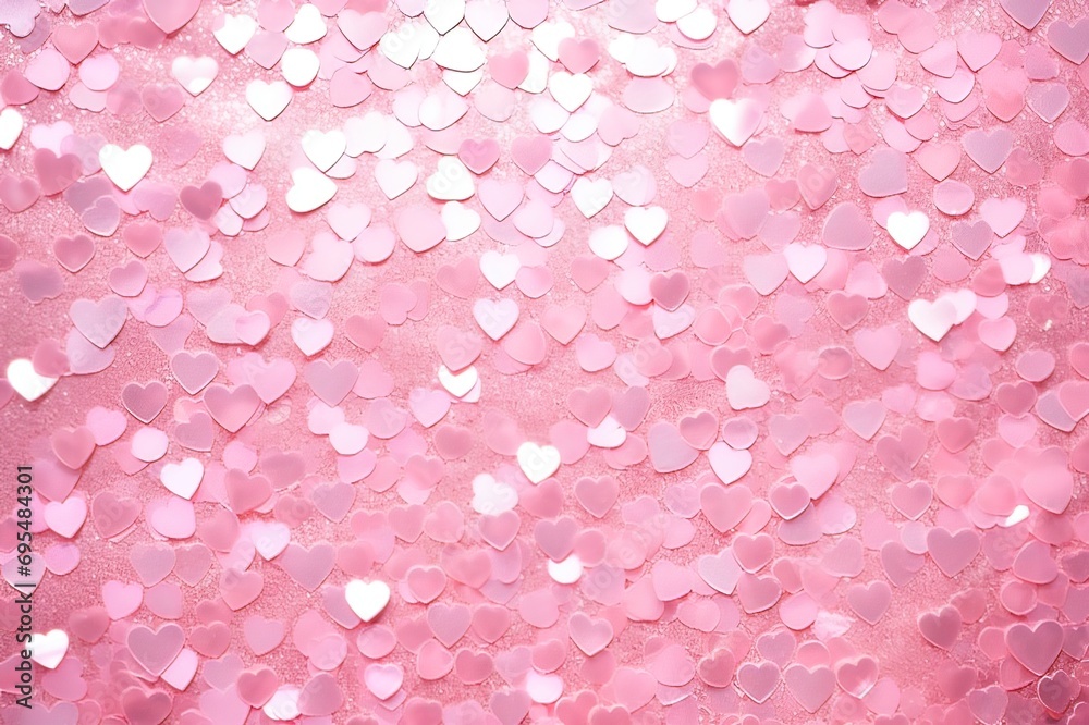 Poster valentine glitter background