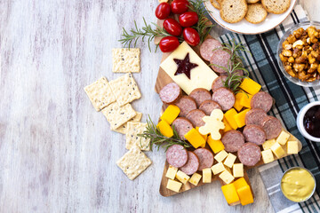 Christmas Charcuterie Board Holiday Food For Party With Room For Text