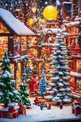Fototapeta premium christmas market shop decoration asia istanbul temple