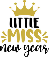 New Year 2024 text design for T-shirts and apparel on plain white transparent isolated background for shirt, hoodie, sweatshirt, card, tag, mug, icon, logo or badge