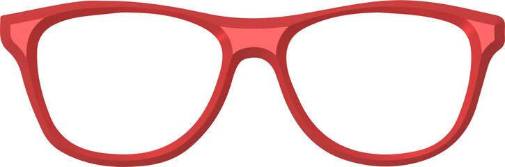 Red glasses