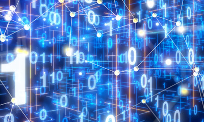 Software, web development, programming concept. Abstract Programming