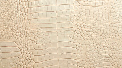 Cream crocodile leather texture.