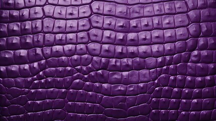 Violet crocodile leather texture.