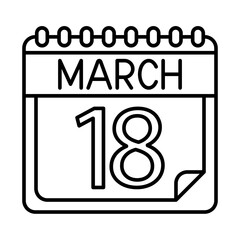 March Icon Design