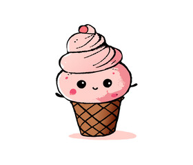 cute ice cream cone