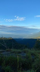 landscape with mountains