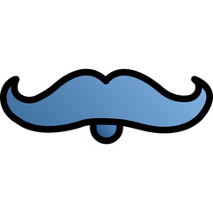 moustache vector design .svg