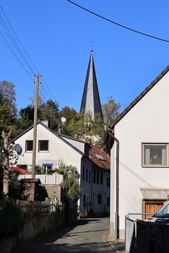 Blick in die Altstadt von Hadamar in Hessen