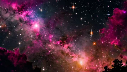 Fototapeten star clusters deep space nebulae beautiful space landscape science fiction elements of this image furnished by nasa © Lauren