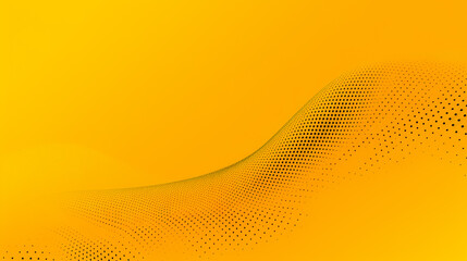 Yellow orange blurred modern background with abstract luxury wave curve pattern for illustration - obrazy, fototapety, plakaty