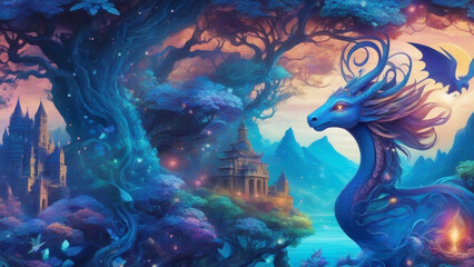 landscape with dragon