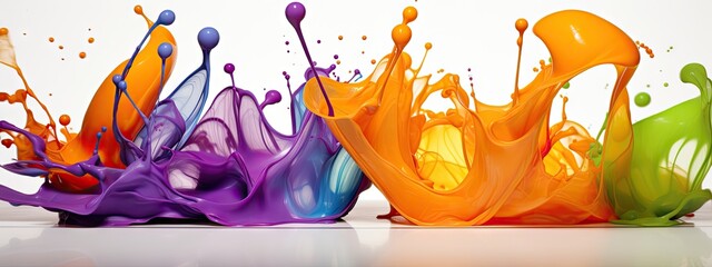 paint splash painting Generative AI