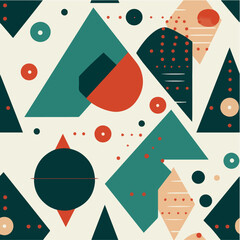 Christmas Geometric Shapes abstract styles