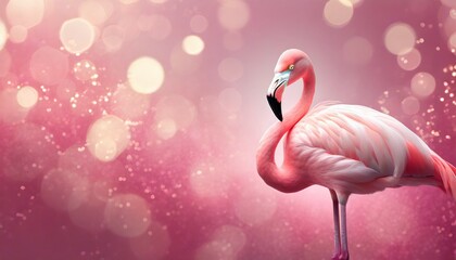 perfect flamingo pink background with light overtones